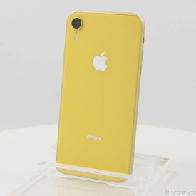 【中古】Apple(アップル) iPhoneXR 64GB イエロー MT082J／A SIMフリー 【295-ud】