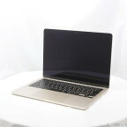 【中古】Apple(アップル) MacBook Air 13.6-inch Mid 2022 MLY13J／A Apple M2 8コアCPU_8コアGPU 8GB SSD256GB スターライト 〔12.6 Monterey〕 【377-ud】