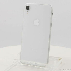【中古】Apple(アップル) iPhoneXR 64GB ホワイト NT032J／A SIMフリー 【352-ud】