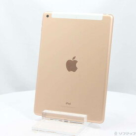 【中古】Apple(アップル) iPad 第6世代 32GB ゴールド MRM02J／A SoftBank 【269-ud】