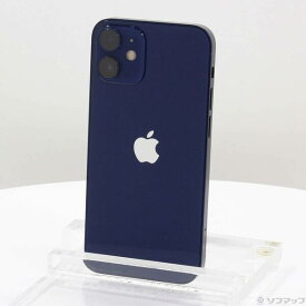 【中古】Apple(アップル) iPhone12 mini 256GB ブルー MGDV3J／A SIMフリー 〔ネットワーク利用制限▲〕 【262-ud】