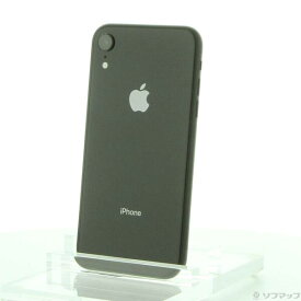 【中古】Apple(アップル) iPhoneXR 64GB ブラック MT002J／A SIMフリー 【297-ud】