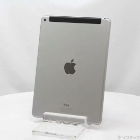 【中古】Apple(アップル) iPad Air 2 64GB スペースグレイ MGHX2J／A SoftBank 【258-ud】