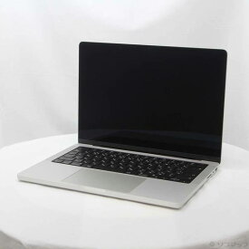 【中古】Apple(アップル) MacBook Pro 14.2-inch Late 2021 MKGR3J／A Apple M1 Pro 8コアCPU_14コアGPU 16GB SSD512GB シルバー 〔12.6 Monterey〕 【252-ud】