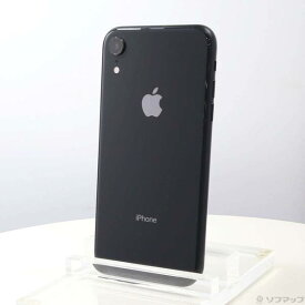 【中古】Apple(アップル) iPhoneXR 64GB ブラック MT002J／A SIMフリー 【305-ud】