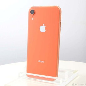 【中古】Apple(アップル) iPhoneXR 64GB コーラル MT0A2J／A SIMフリー 【297-ud】