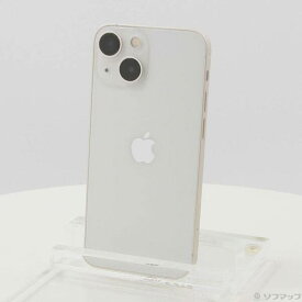 【中古】Apple(アップル) iPhone13 mini 128GB スターライト MLJE3J／A SIMフリー 【262-ud】
