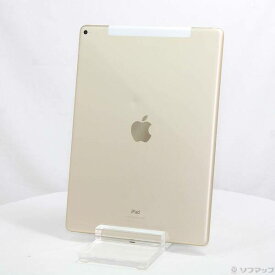【中古】Apple(アップル) iPad Pro 12.9インチ 第1世代 128GB ゴールド ML2K2J／A docomoロック解除SIMフリー 【269-ud】