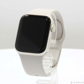 【中古】Apple(アップル) Apple Watch SE 第2世代 GPS 40mm スターライトアルミニウムケース スターライトスポーツバンド 【344-ud】