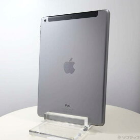 【中古】Apple(アップル) iPad Air 16GB スペースグレイ MD791J／A SoftBank 【377-ud】