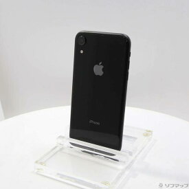 【中古】Apple(アップル) iPhoneXR 64GB ブラック MT002J／A SIMフリー 【377-ud】