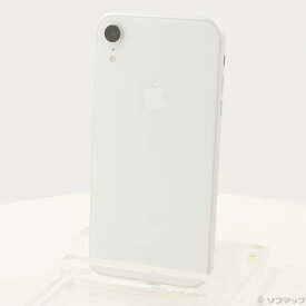【中古】Apple(アップル) iPhoneXR 64GB ホワイト MT032J／A SIMフリー 【295-ud】