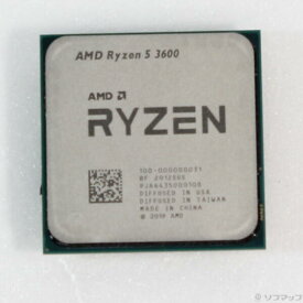 【中古】AMD(エーエムディー) Ryzen 5 3600 〔3.6GHz／SOCKET AM4〕 【262-ud】