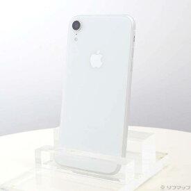 【中古】Apple(アップル) iPhoneXR 64GB ホワイト MT032J／A SIMフリー 【258-ud】