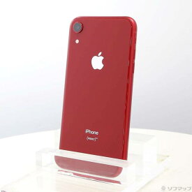 【中古】Apple(アップル) iPhoneXR 64GB プロダクトレッド MT062J／A SIMフリー 【381-ud】