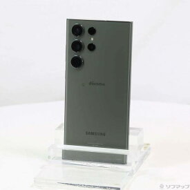 【中古】SAMSUNG(サムスン) Galaxy S23 Ultra 256GB グリーン SC-52D docomoロック解除SIMフリー 【352-ud】