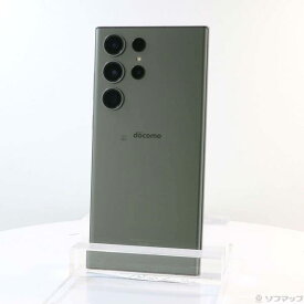 【中古】SAMSUNG(サムスン) Galaxy S23 Ultra 256GB グリーン SC-52D docomoロック解除SIMフリー 【269-ud】