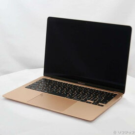 【中古】Apple(アップル) MacBook Air 13.3-inch Late 2020 MGNE3J／A Apple M1 8コアCPU_8コアGPU 8GB SSD512GB ゴールド 〔12.6 Monterey〕 【196-ud】