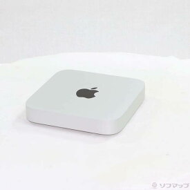 【中古】Apple(アップル) Mac mini Early 2023 MMFJ3J／A Apple M2 8コアCPU_10コアGPU 8GB SSD256GB シルバー 〔14.4 Sonoma〕 【258-ud】