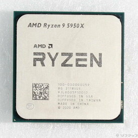 【中古】AMD(エーエムディー) Ryzen 9 5950X 〔3.4GHz／SOCKET AM4〕 【262-ud】