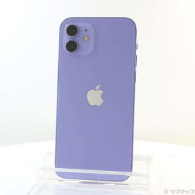 【中古】Apple(アップル) iPhone12 64GB パープル MJNH3J／A SIMフリー 【196-ud】
