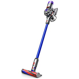 【中古】〔中古品〕 Dyson V8 Slim Fluffy Extra ニッケル／アイアン／ブルー SV10KEXTBU ［サイクロン式 ／コードレス ／水拭き非対応］ 【377-ud】