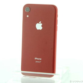 【中古】Apple(アップル) iPhoneXR 64GB プロダクトレッド MT062J／A SoftBank 【269-ud】