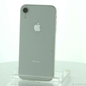 【中古】Apple(アップル) iPhoneXR 64GB ホワイト MT032J／A SIMフリー 【269-ud】