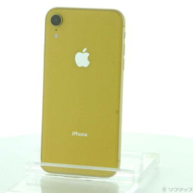 【中古】Apple(アップル) iPhoneXR 64GB イエロー MT082J／A SIMフリー 【251-ud】