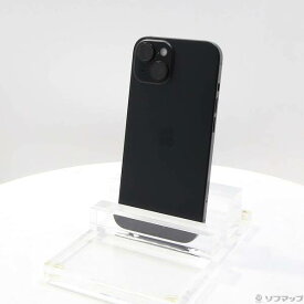 【中古】Apple(アップル) iPhone15 128GB ブラック MTMH3J／A SIMフリー 【295-ud】