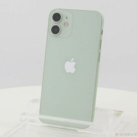 【中古】Apple(アップル) iPhone12 mini 128GB グリーン MGDQ3J／A SIMフリー 【377-ud】