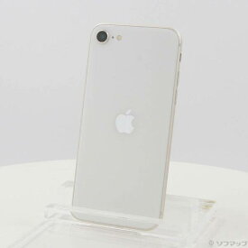 【中古】Apple(アップル) iPhone SE 第3世代 256GB スターライト MMYK3J／A SIMフリー 【377-ud】