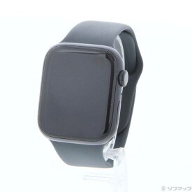 【中古】Apple(アップル) Apple Watch Series 7 GPS 45mm ミッドナイトアルミニウムケース ミッドナイトスポーツバンド 【349-ud】