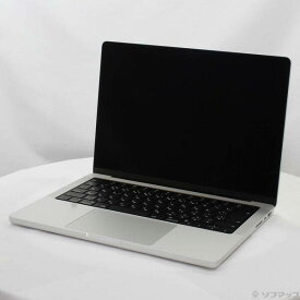 【中古】Apple(アップル) MacBook Pro 14.2-inch Late 2021 MKGR3J／A Apple M1 Pro 8コアCPU_14コアGPU 16GB SSD512GB シルバー 〔12.6 Monterey〕 【269-ud】