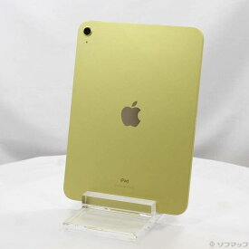 【中古】Apple(アップル) iPad 第10世代 64GB イエロー MPQ23J／A Wi-Fi 【305-ud】