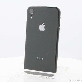 【中古】Apple(アップル) iPhoneXR 64GB ブラック MT002J／A SIMフリー 【377-ud】