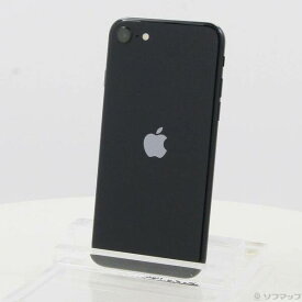 【中古】Apple(アップル) iPhone SE 第3世代 64GB ミッドナイト MMYC3J／A SIMフリー 【371-ud】