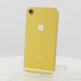 【中古】Apple(アップル) iPhoneXR 64GB イエロー MT082J／A SIMフリー 【349-ud】