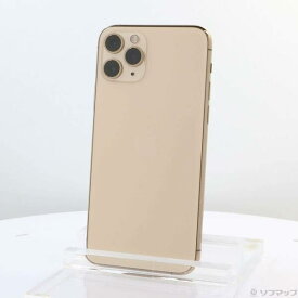 【中古】Apple(アップル) iPhone11 Pro 256GB ゴールド MWC92J／A SIMフリー 【258-ud】