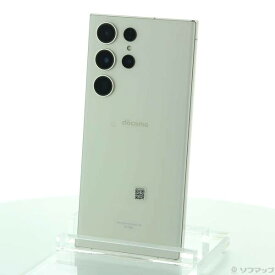 【中古】SAMSUNG(サムスン) Galaxy S23 Ultra 256GB クリーム SC-52D docomoロック解除SIMフリー 【349-ud】
