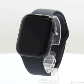 【中古】Apple(アップル) Apple Watch Series 7 GPS 45mm ミッドナイトアルミニウムケース ミッドナイトスポーツバンド 【344-ud】