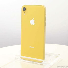 【中古】Apple(アップル) iPhoneXR 256GB イエロー MT0Y2J／A SIMフリー 【258-ud】