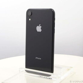 【中古】Apple(アップル) iPhoneXR 64GB ブラック MT002J／A SIMフリー 【258-ud】