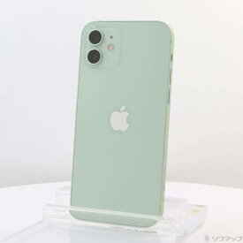 【中古】Apple(アップル) iPhone12 64GB グリーン MGHT3J／A SIMフリー 【262-ud】