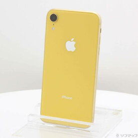 【中古】Apple(アップル) iPhoneXR 64GB イエロー MT082J／A SIMフリー 【297-ud】