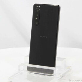 【中古】SONY(ソニー) Xperia 1 II 128GB ブラック AUXP1II auロック解除SIMフリー 〔ネットワーク利用制限▲〕 【262-ud】