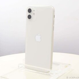 【中古】Apple(アップル) iPhone11 128GB ホワイト NWM22J／A SIMフリー 【377-ud】
