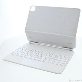 【中古】Apple(アップル) 〔展示品〕 12.9インチ iPad Pro(第5／4／3世代)用 Magic Keyboard - 英語(US) ホワイト MJQL3LL／A 【258-ud】