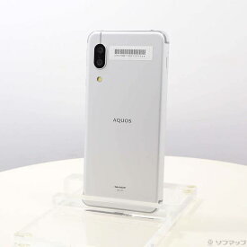 【中古】SHARP(シャープ) AQUOS sense3 64GB シルバーホワイト SHV45SWU UQ mobile 【258-ud】