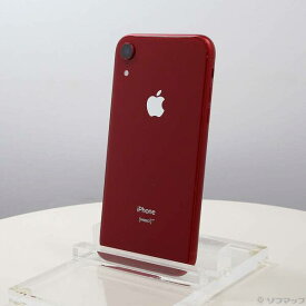 【中古】Apple(アップル) iPhoneXR 128GB プロダクトレッド MT0N2J／A SIMフリー 【262-ud】